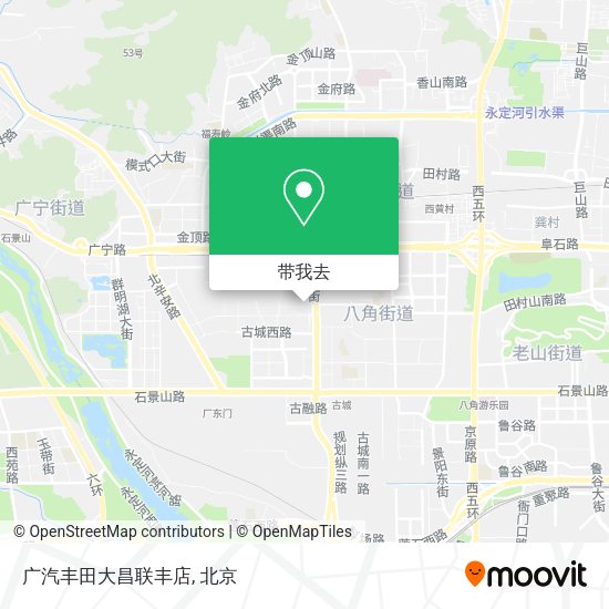 广汽丰田大昌联丰店地图