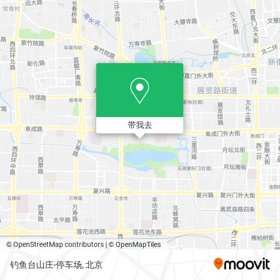 钓鱼台山庄-停车场地图