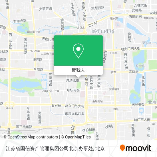江苏省国信资产管理集团公司北京办事处地图