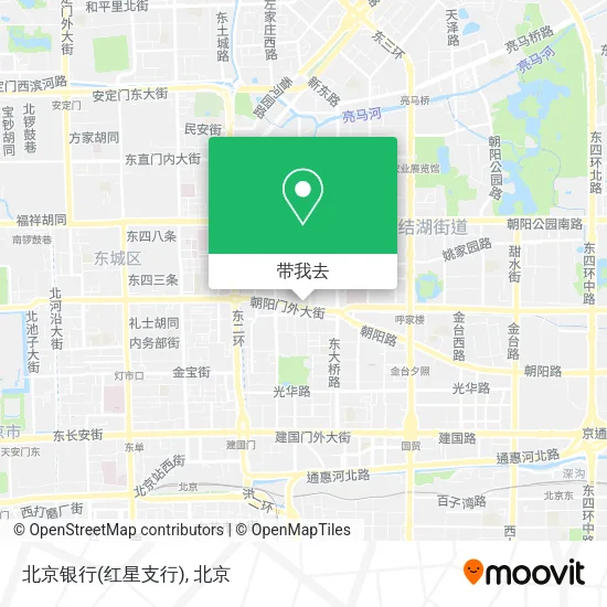 北京银行(红星支行)地图