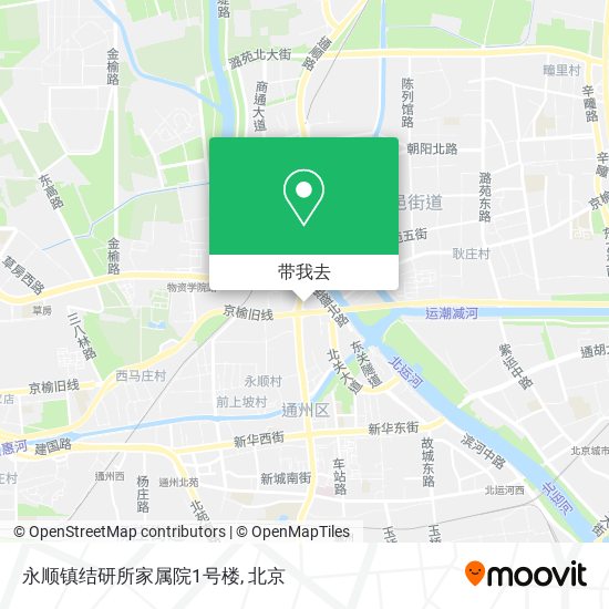 永顺镇结研所家属院1号楼地图