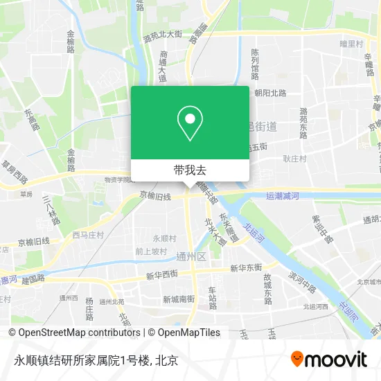 永顺镇结研所家属院1号楼地图