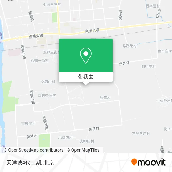 天洋城4代二期地图