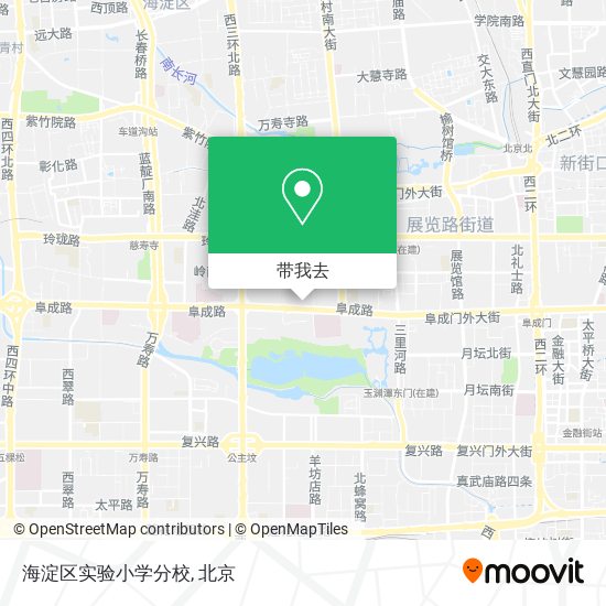 海淀区实验小学分校地图