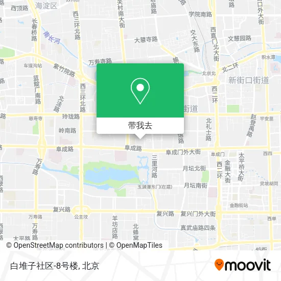 白堆子社区-8号楼地图