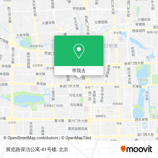 展览路保洁公寓-41号楼地图