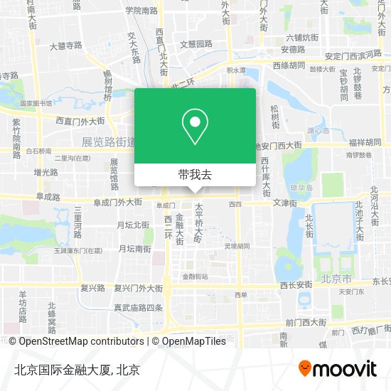 北京国际金融大厦地图