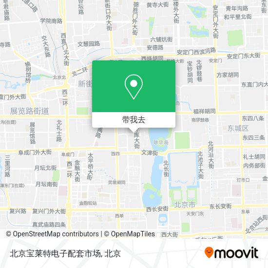 北京宝莱特电子配套市场地图