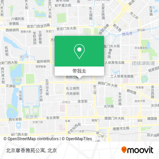 北京馨香雅苑公寓地图