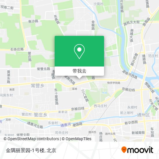 金隅丽景园-1号楼地图