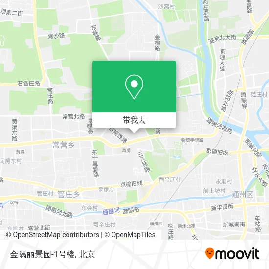 金隅丽景园-1号楼地图