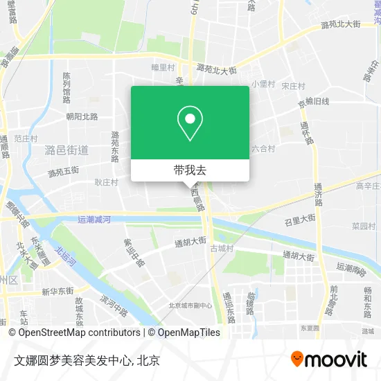 文娜圆梦美容美发中心地图