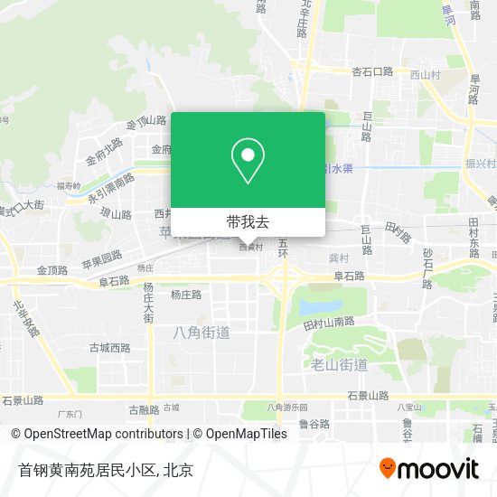 首钢黄南苑居民小区地图