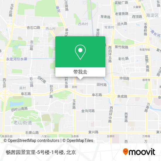 畅茜园景宜里-5号楼-1号楼地图