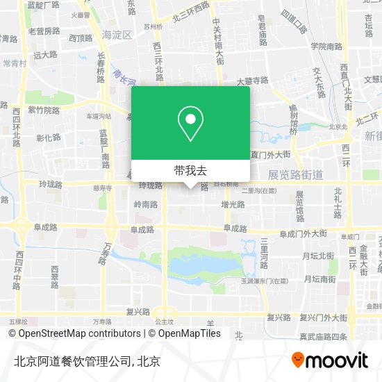 北京阿道餐饮管理公司地图