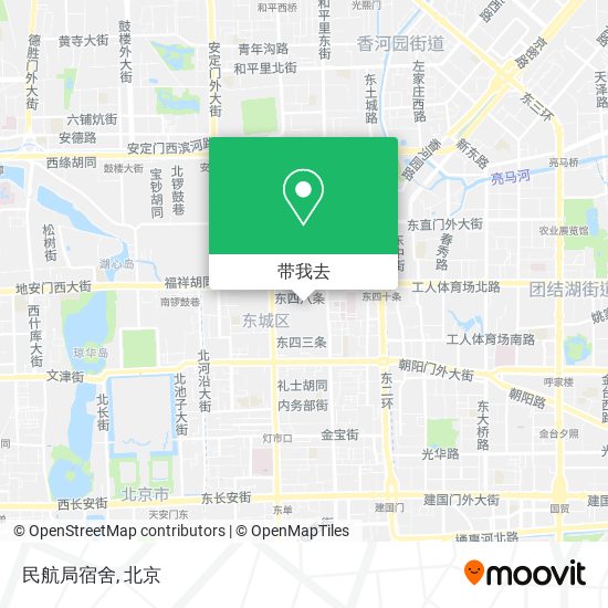 民航局宿舍地图