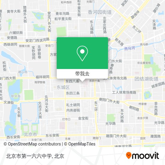北京市第一六六中学地图