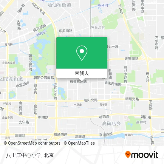 八里庄中心小学地图