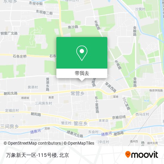 万象新天一区-115号楼地图