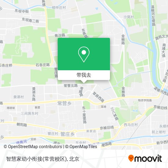智慧家幼小衔接(常营校区)地图