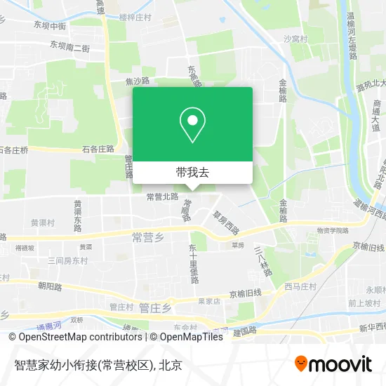 智慧家幼小衔接(常营校区)地图