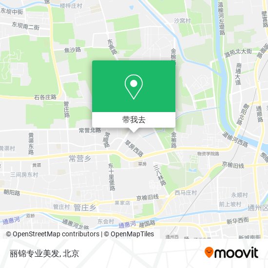 丽锦专业美发地图