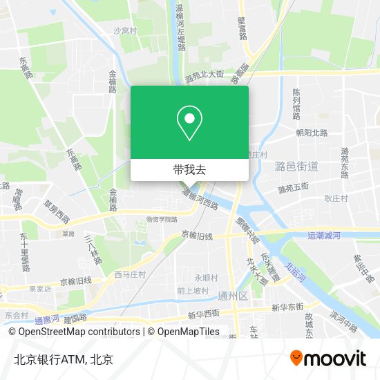 北京银行ATM地图