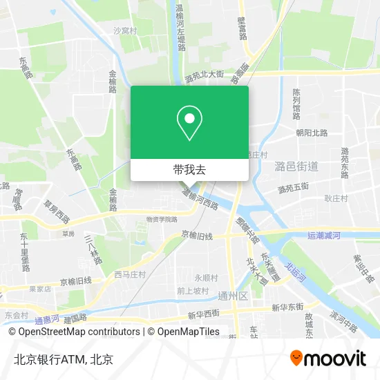 北京银行ATM地图