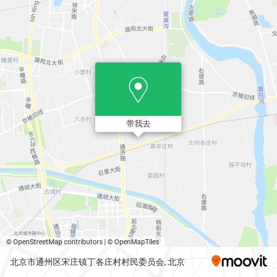 北京市通州区宋庄镇丁各庄村村民委员会地图