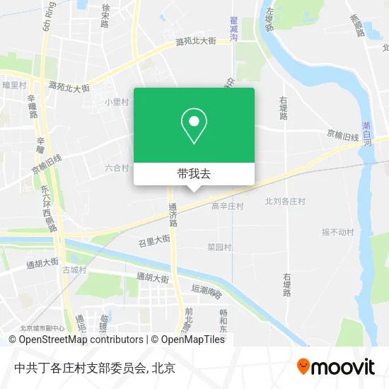 中共丁各庄村支部委员会地图