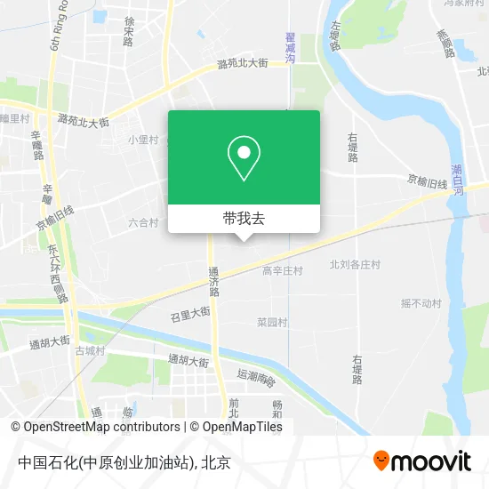 中国石化(中原创业加油站)地图