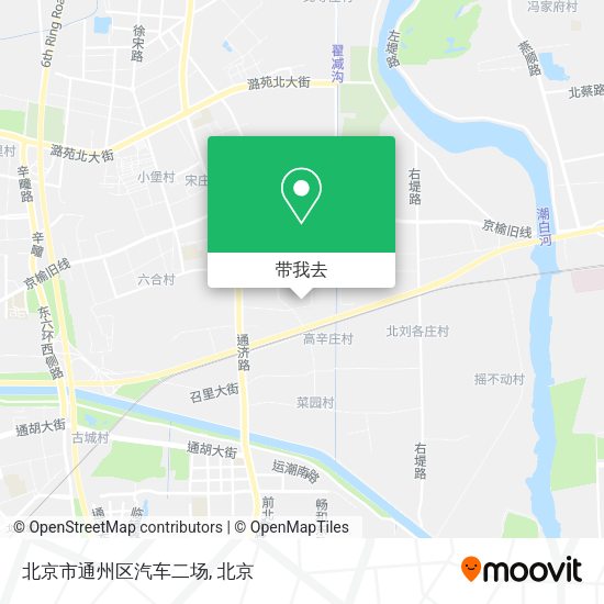 北京市通州区汽车二场地图