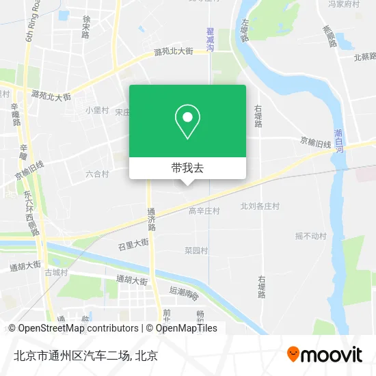 北京市通州区汽车二场地图