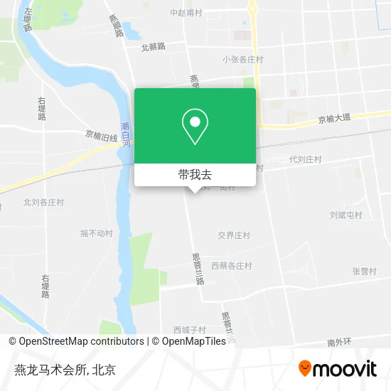 燕龙马术会所地图