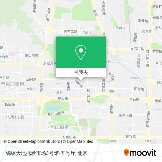 锦绣大地批发市场3号馆-五号厅地图