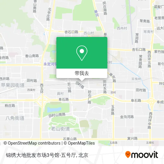 锦绣大地批发市场3号馆-五号厅地图