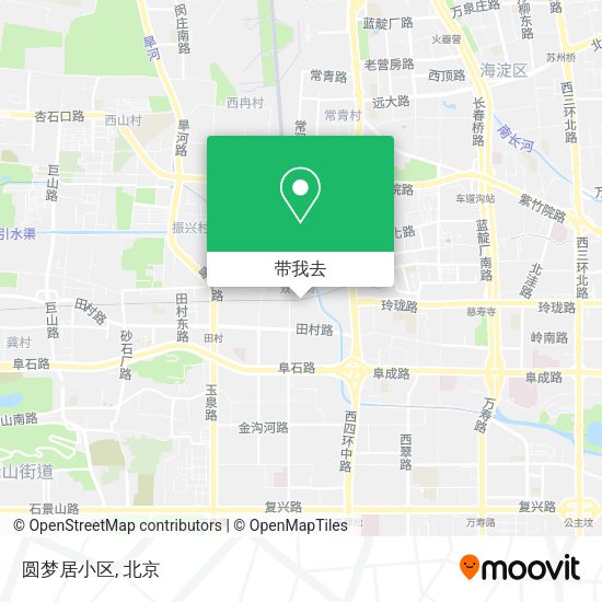 圆梦居小区地图