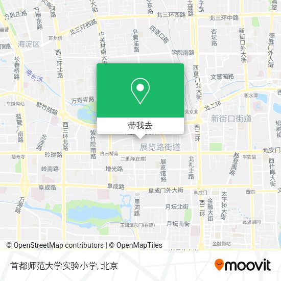 首都师范大学实验小学地图