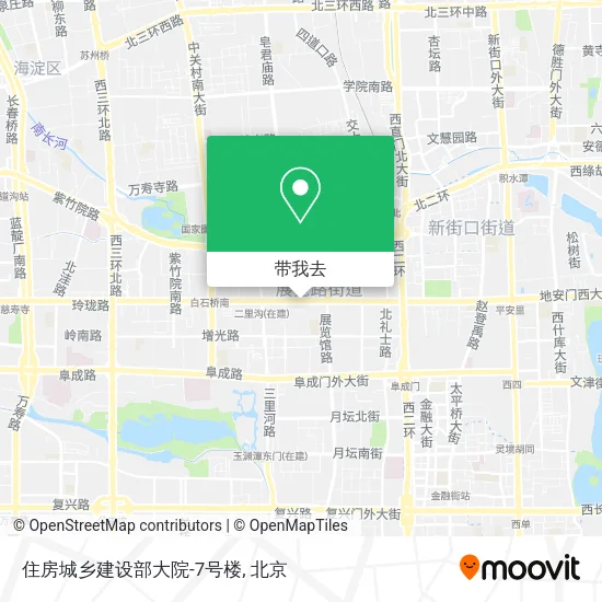 住房城乡建设部大院-7号楼地图