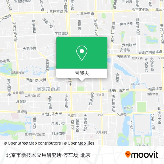 北京市新技术应用研究所-停车场地图