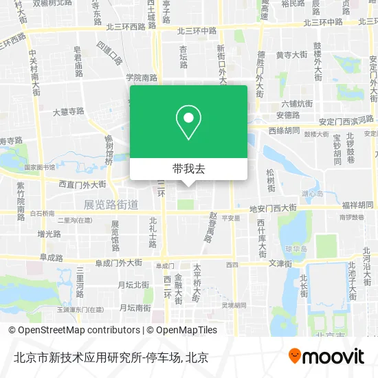 北京市新技术应用研究所-停车场地图