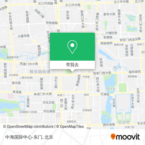 中海国际中心-东门地图
