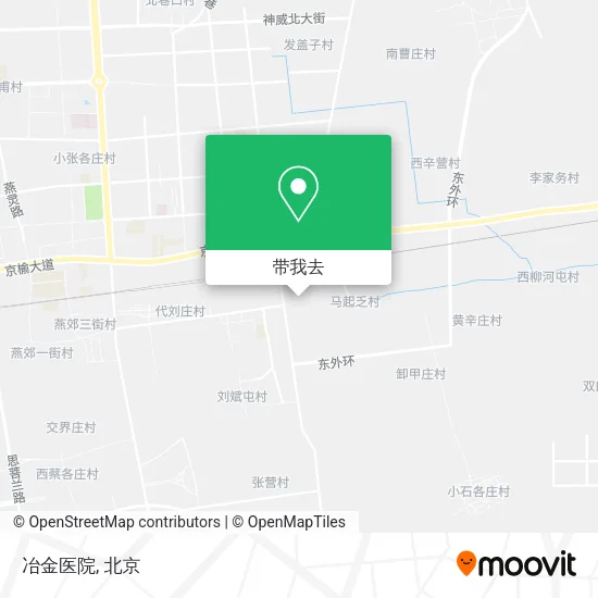 冶金医院地图