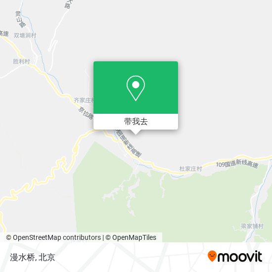 漫水桥地图
