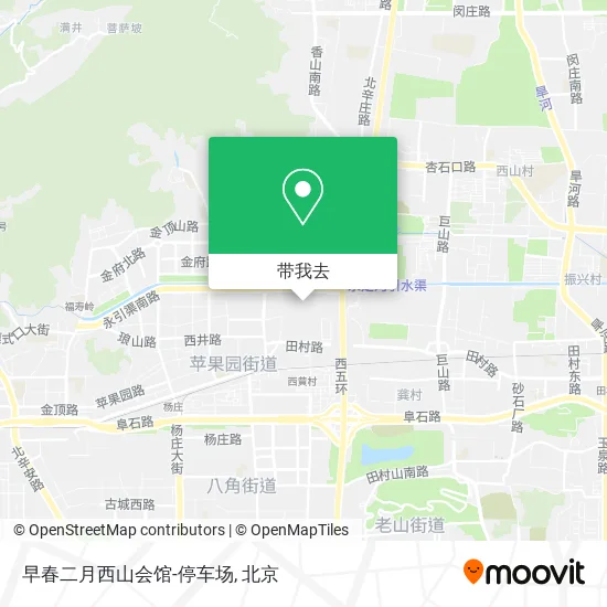 早春二月西山会馆-停车场地图