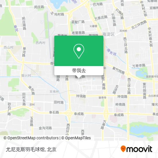 尤尼克斯羽毛球馆地图