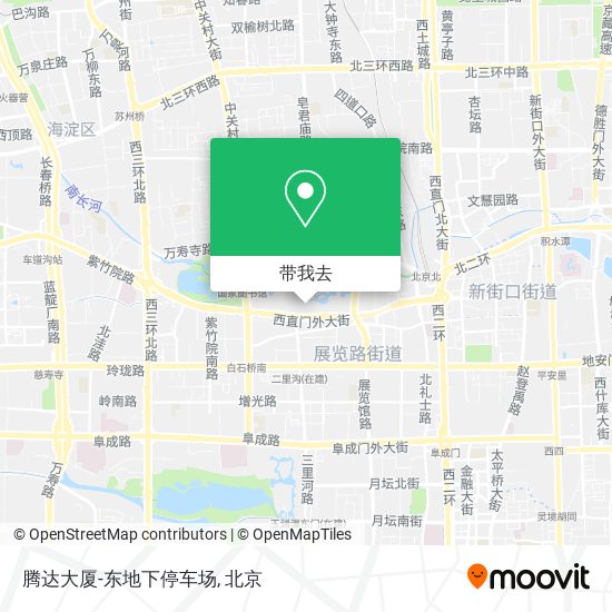 腾达大厦-东地下停车场地图