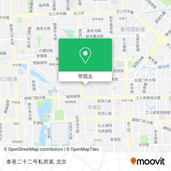泰巷二十二号私房菜地图