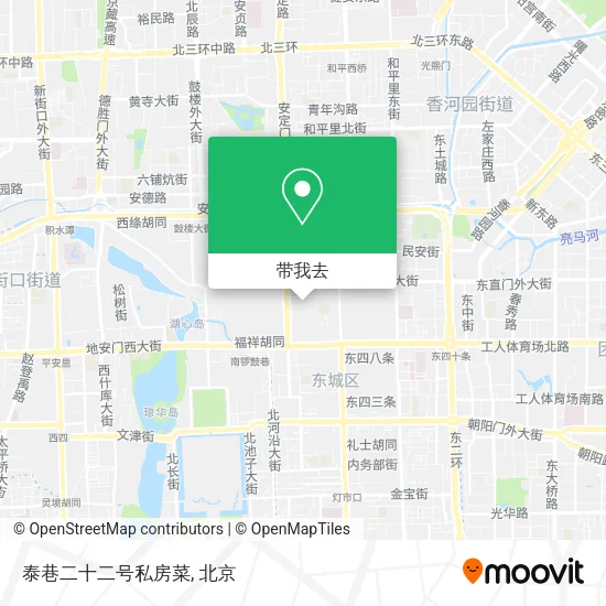 泰巷二十二号私房菜地图