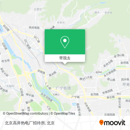北京高井热电厂招待所地图